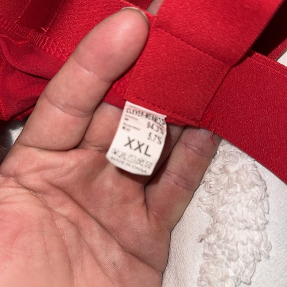 Sexy gay Bright, red harness and jockstrap combination stretch - Picture 5 of 5